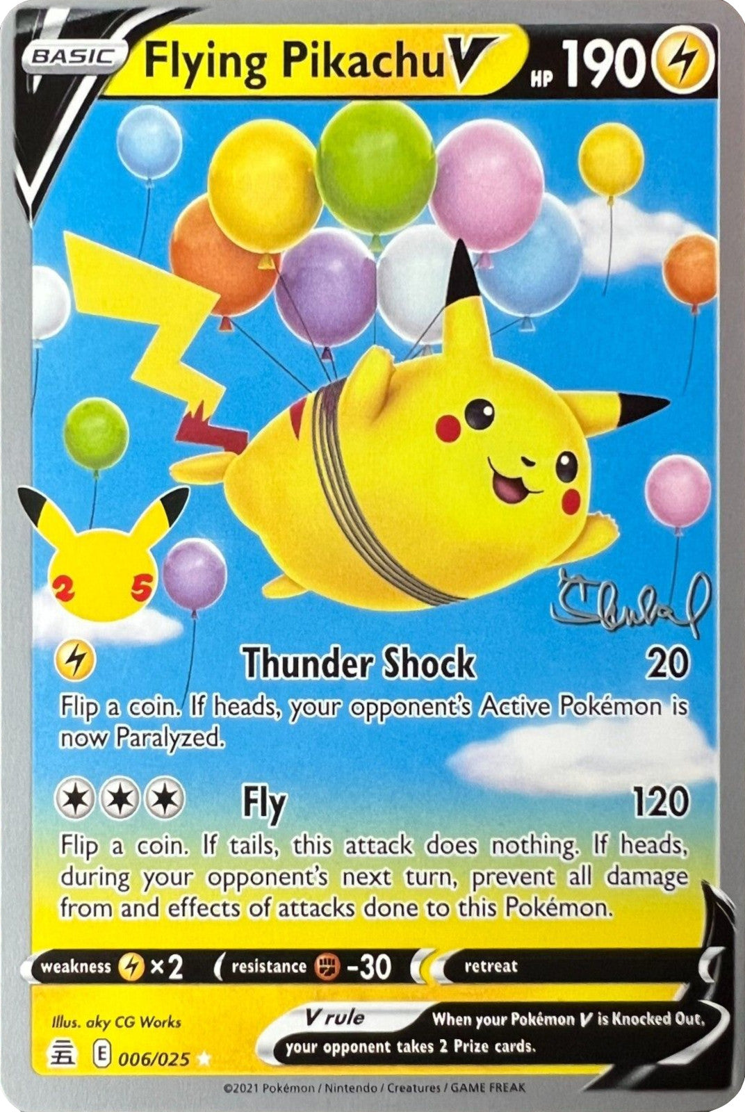 Flying Pikachu V (006/025) (ADP - Ondrej Skubal) [World Championships 2022] | Mega City Incorporated