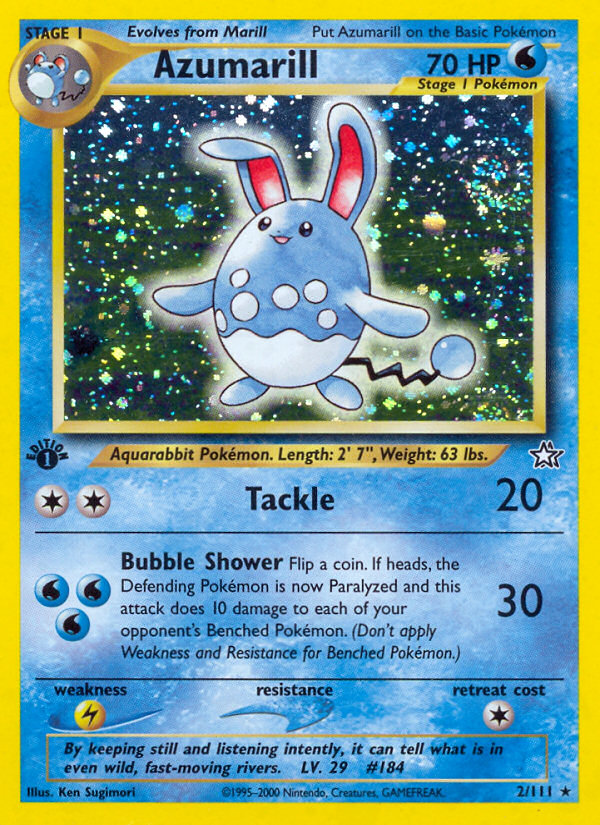 Azumarill (2/111) [Neo Genesis 1st Edition] | Mega City Incorporated