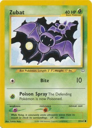 Zubat (59/64) [Neo Revelation Unlimited] | Mega City Incorporated