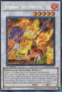 Jurrac Velphito [HA03-EN027] Secret Rare | Mega City Incorporated