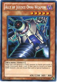 Ally of Justice Omni-Weapon [HA03-EN050] Secret Rare | Mega City Incorporated