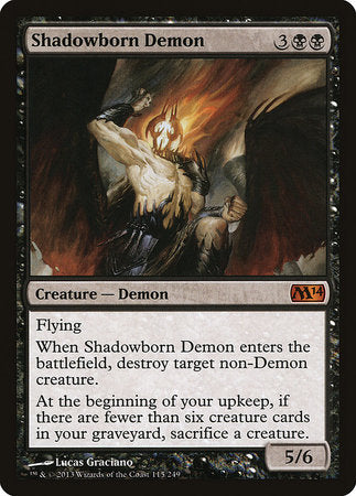 Shadowborn Demon [Magic 2014] | Mega City Incorporated