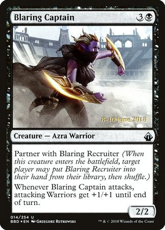 Blaring Captain [Battlebond Promos] | Mega City Incorporated
