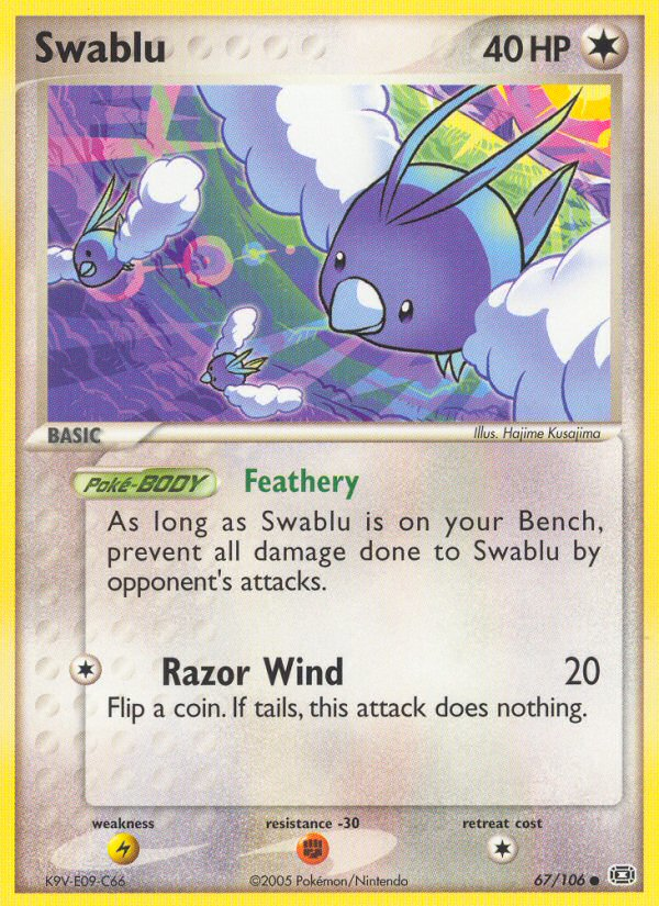 Swablu (67/106) [EX: Emerald] | Mega City Incorporated