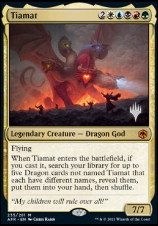 Tiamat (Promo Pack) [Dungeons & Dragons: Adventures in the Forgotten Realms Promos] | Mega City Incorporated