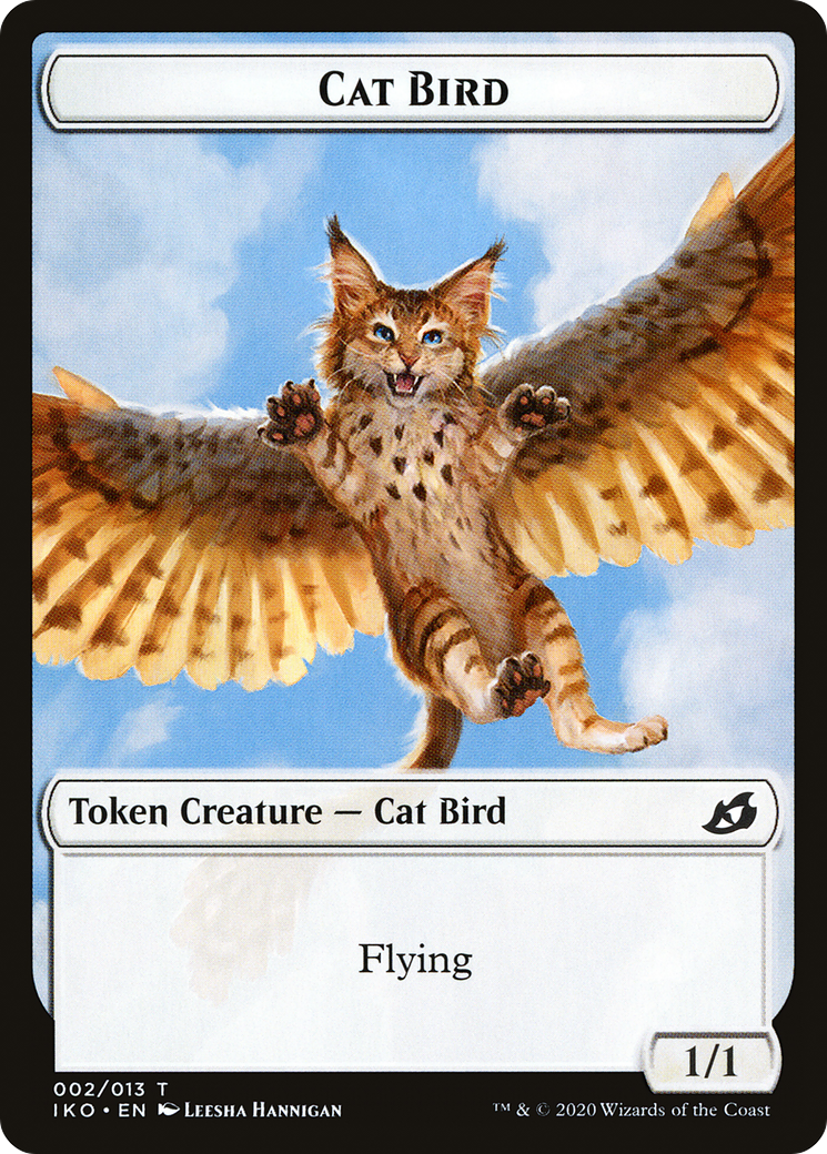 Cat Bird // Spirit Double-Sided Token [Starter Commander Decks] | Mega City Incorporated