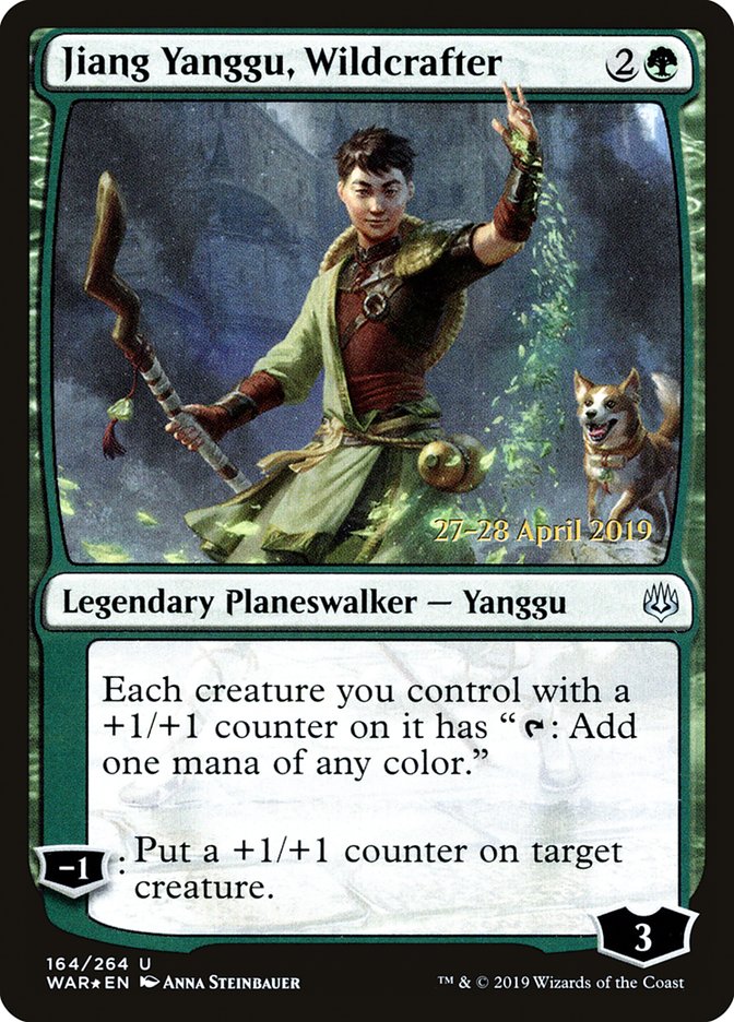 Jiang Yanggu, Wildcrafter  [War of the Spark Prerelease Promos] | Mega City Incorporated