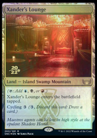 Xander's Lounge [Streets of New Capenna Prerelease Promos] | Mega City Incorporated