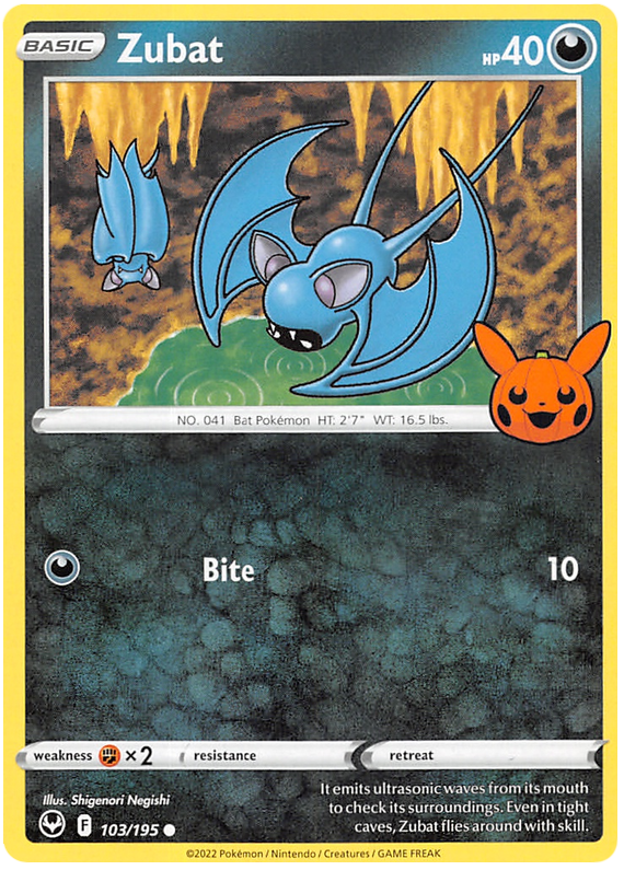 Zubat (103/195) [Trick or Trade 2023] | Mega City Incorporated