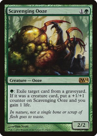 Scavenging Ooze [Duels of the Planeswalkers Promos 2013] | Mega City Incorporated