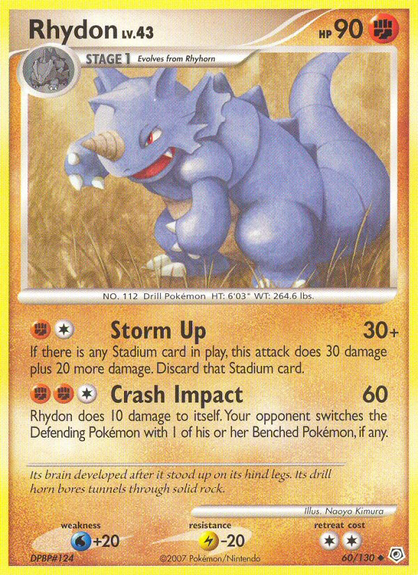 Rhydon (60/130) [Diamond & Pearl: Base Set] | Mega City Incorporated