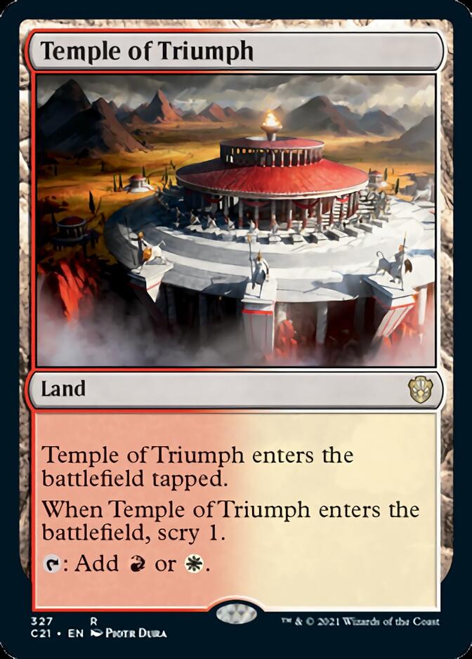 Temple of Triumph [Commander 2021] | Mega City Incorporated