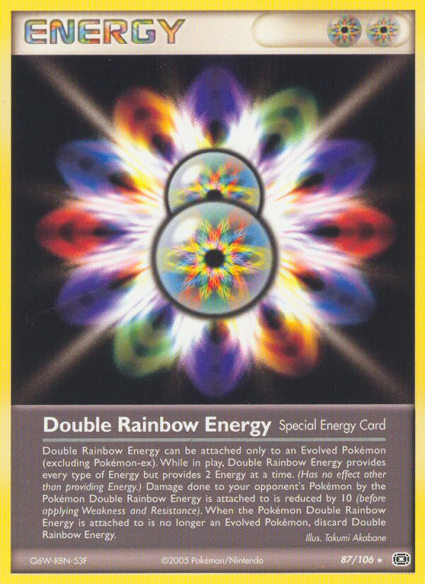 Double Rainbow Energy (87/106) [EX: Emerald] | Mega City Incorporated