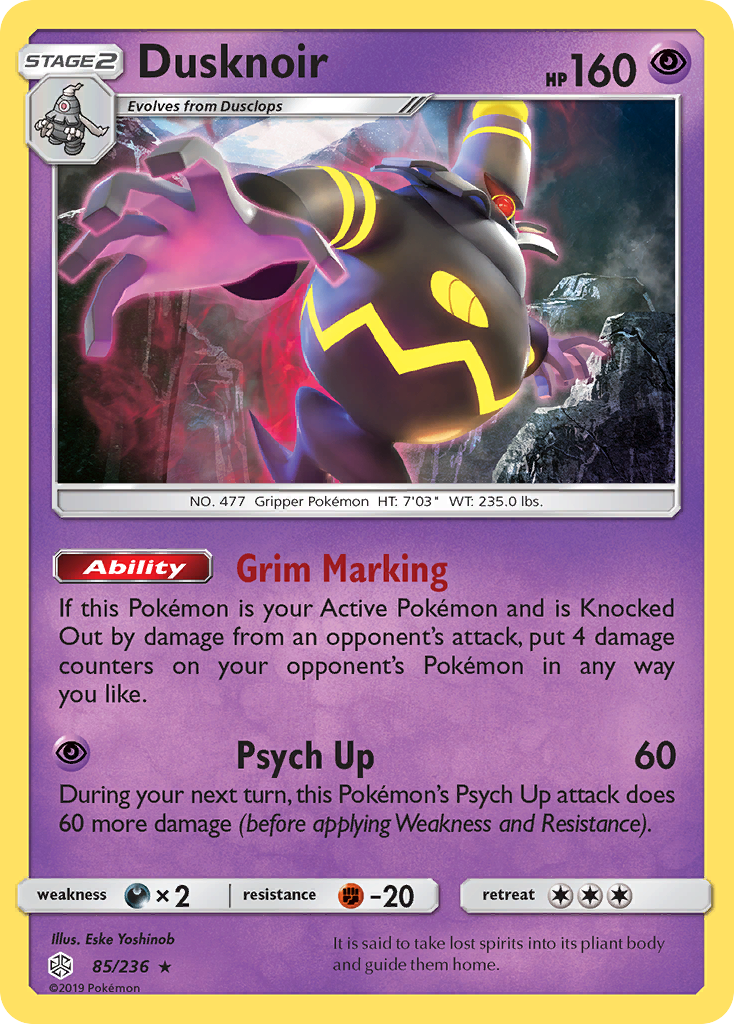 Dusknoir (85/236) [Sun & Moon: Cosmic Eclipse] | Mega City Incorporated