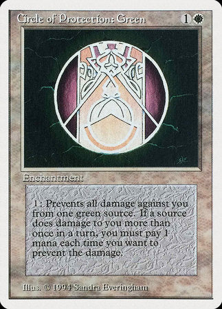 Circle of Protection: Green [Summer Magic / Edgar] | Mega City Incorporated