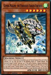 Gizmek Makami, the Ferocious Fanged Fortress [PHRA-EN022] Super Rare | Mega City Incorporated