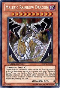 Malefic Rainbow Dragon [YMP1-EN005] Secret Rare | Mega City Incorporated