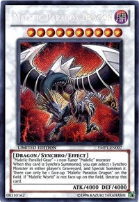 Malefic Paradox Dragon [YMP1-EN007] Secret Rare | Mega City Incorporated