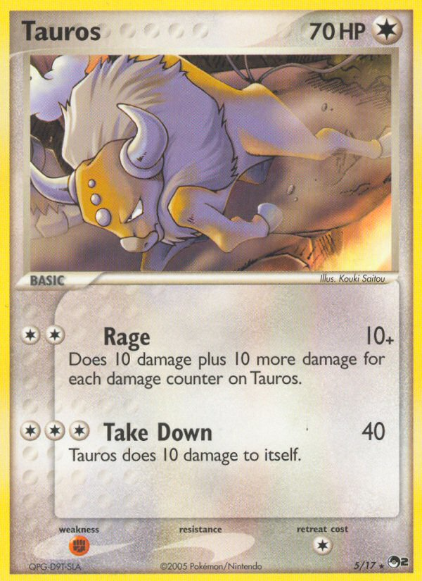 Tauros (5/17) [POP Series 2] | Mega City Incorporated