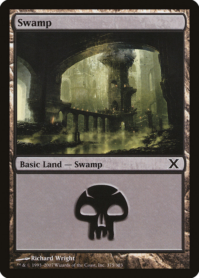 Swamp (375) [Tenth Edition] | Mega City Incorporated