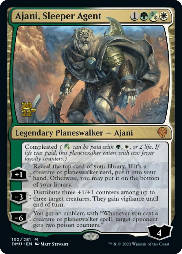 Ajani, Sleeper Agent [Dominaria United Prerelease Promos] | Mega City Incorporated