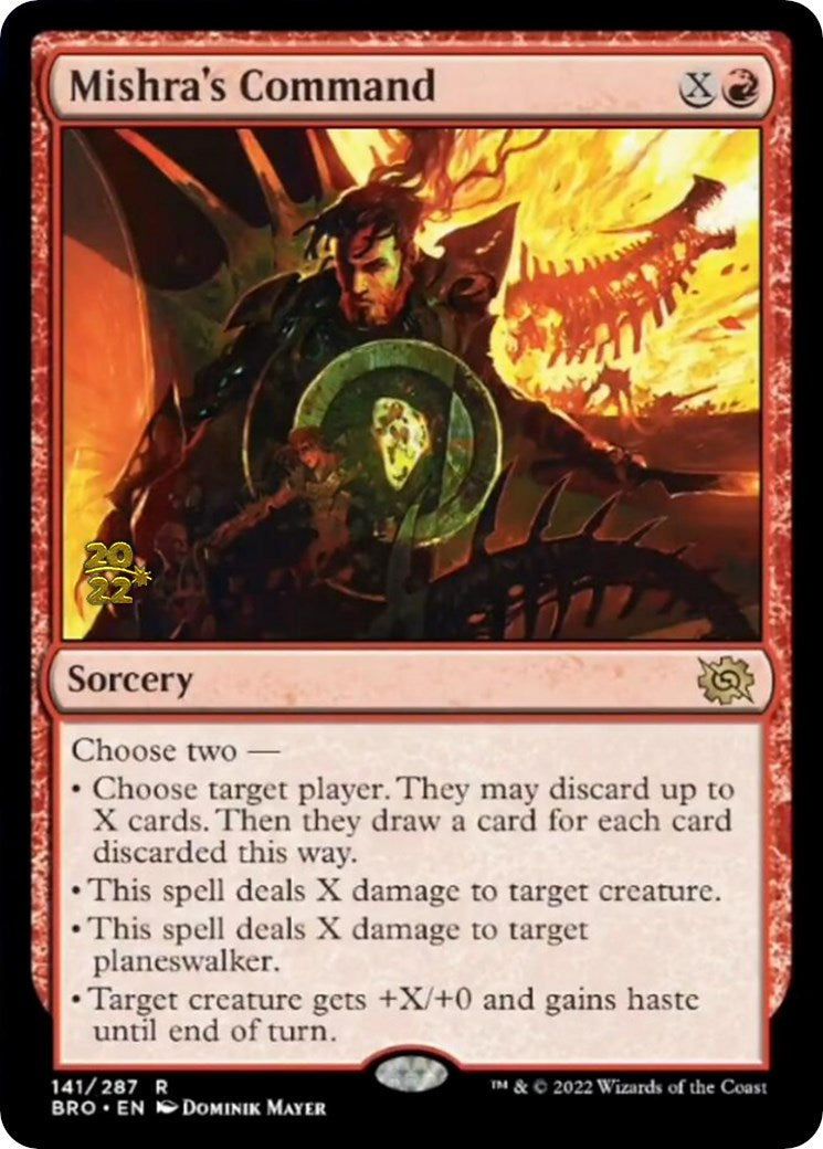 Mishra's Command [The Brothers' War: Prerelease Promos] | Mega City Incorporated