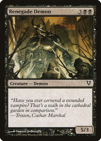 Renegade Demon [Avacyn Restored] | Mega City Incorporated