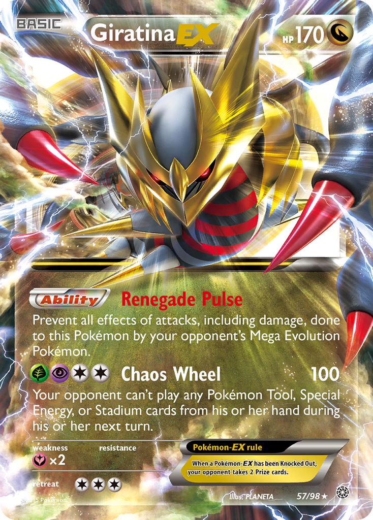 Giratina EX (57/98) [XY: Ancient Origins] | Mega City Incorporated