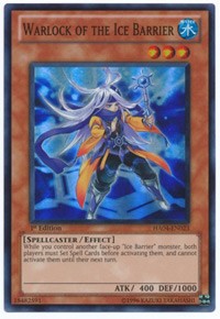 Warlock of the Ice Barrier [HA04-EN023] Super Rare | Mega City Incorporated