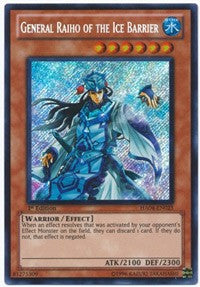 General Raiho of the Ice Barrier [HA04-EN025] Secret Rare | Mega City Incorporated