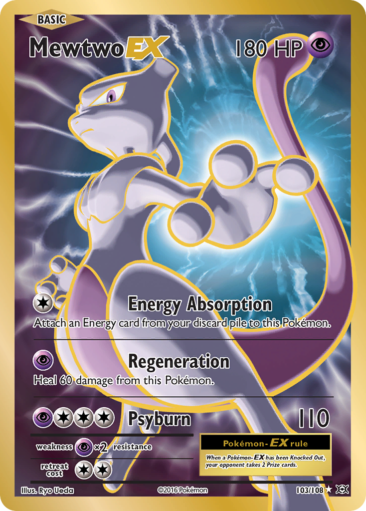 Mewtwo EX (103/108) [XY: Evolutions] | Mega City Incorporated