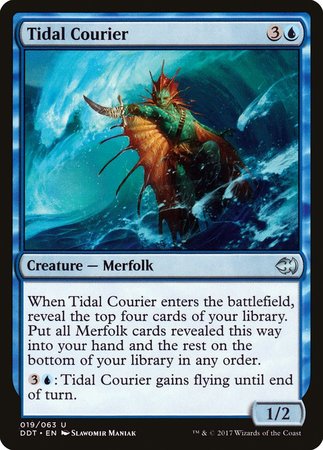 Tidal Courier [Duel Decks: Merfolk vs. Goblins] | Mega City Incorporated