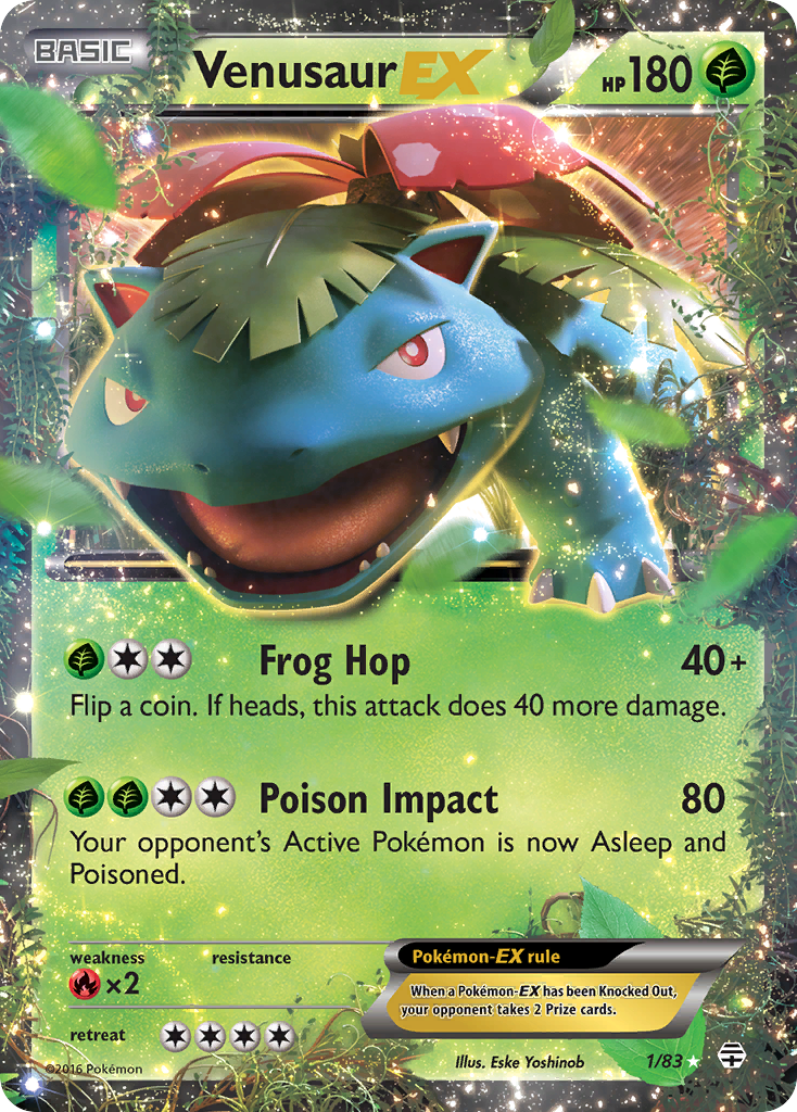 Venusaur EX (1/83) [XY: Generations] | Mega City Incorporated