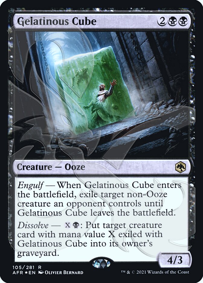 Gelatinous Cube (Ampersand Promo) [Dungeons & Dragons: Adventures in the Forgotten Realms Promos] | Mega City Incorporated
