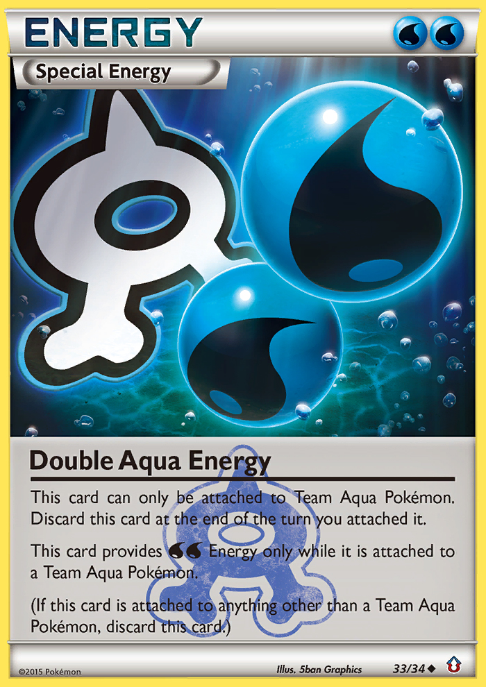 Double Aqua Energy (33/34) [XY: Double Crisis] | Mega City Incorporated