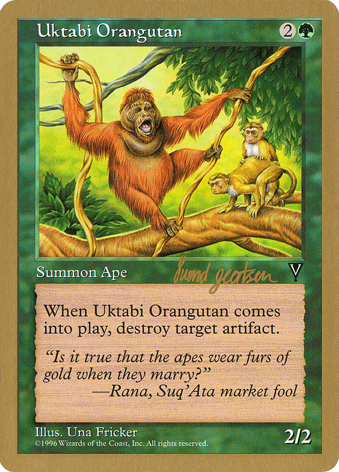 Uktabi Orangutan (Svend Geertsen) (SB) [World Championship Decks 1997] | Mega City Incorporated