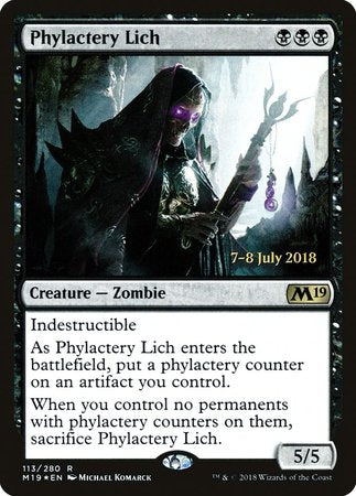 Phylactery Lich [Core Set 2019 Promos] | Mega City Incorporated