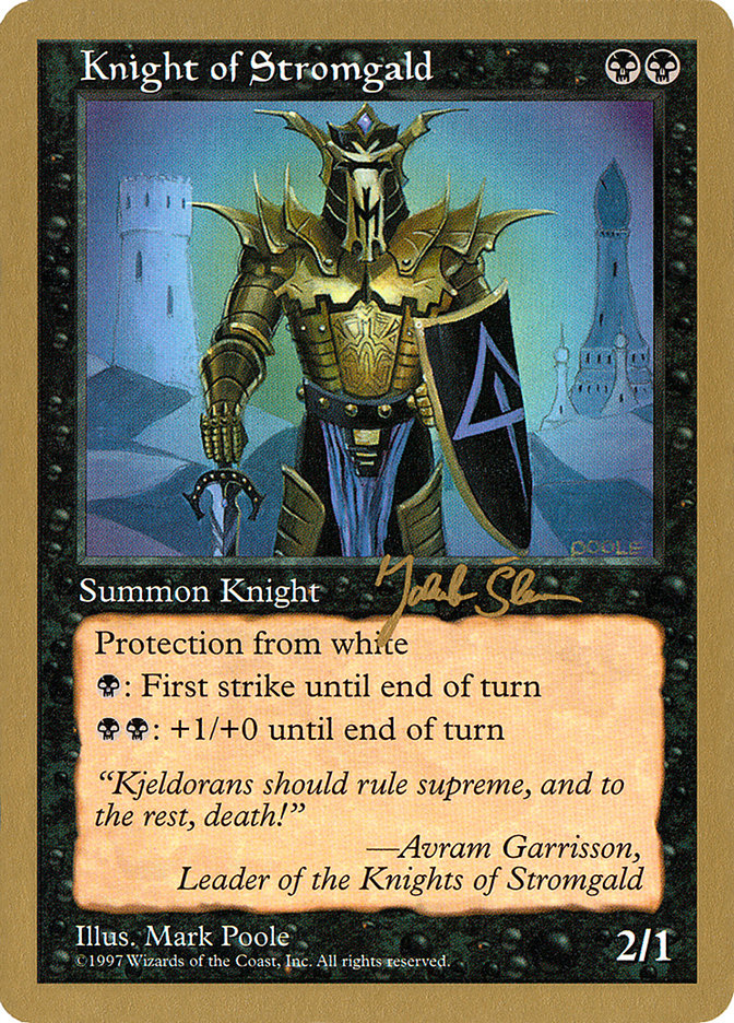 Knight of Stromgald (Jakub Slemr) [World Championship Decks 1997] | Mega City Incorporated