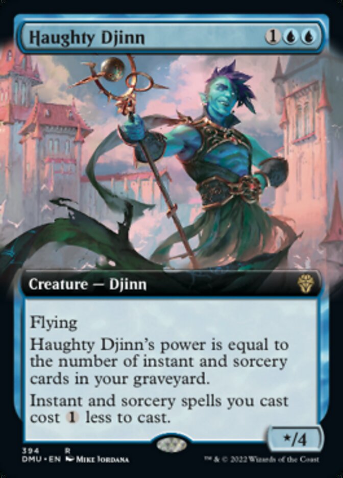 Haughty Djinn (Extended Art) [Dominaria United] | Mega City Incorporated