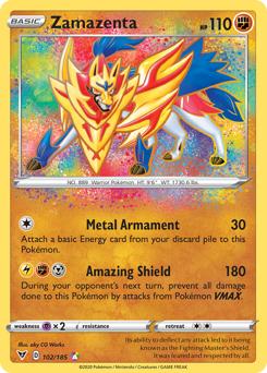 Zamazenta (102/185) [Sword & Shield: Vivid Voltage] | Mega City Incorporated