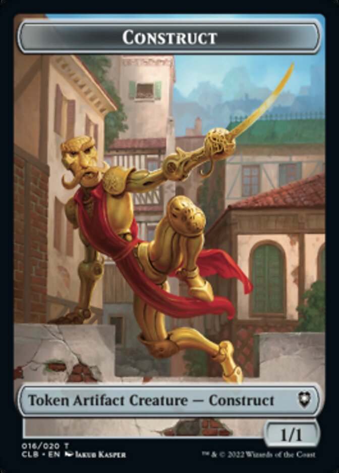 Construct Token [Commander Legends: Battle for Baldur's Gate Tokens] | Mega City Incorporated