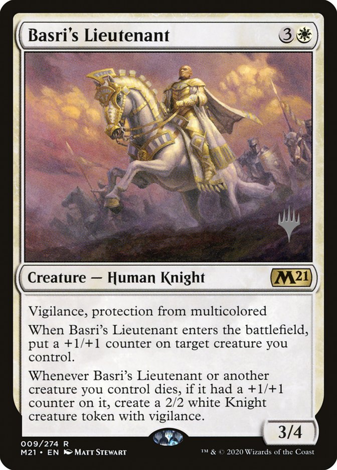 Basri's Lieutenant (Promo Pack) [Core Set 2021 Promos] | Mega City Incorporated