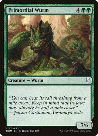 Primordial Wurm [Dominaria] | Mega City Incorporated
