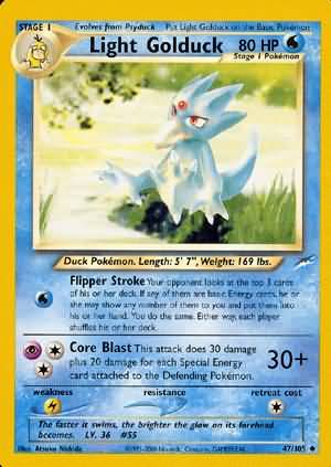 Light Golduck (47/105) [Neo Destiny Unlimited] | Mega City Incorporated