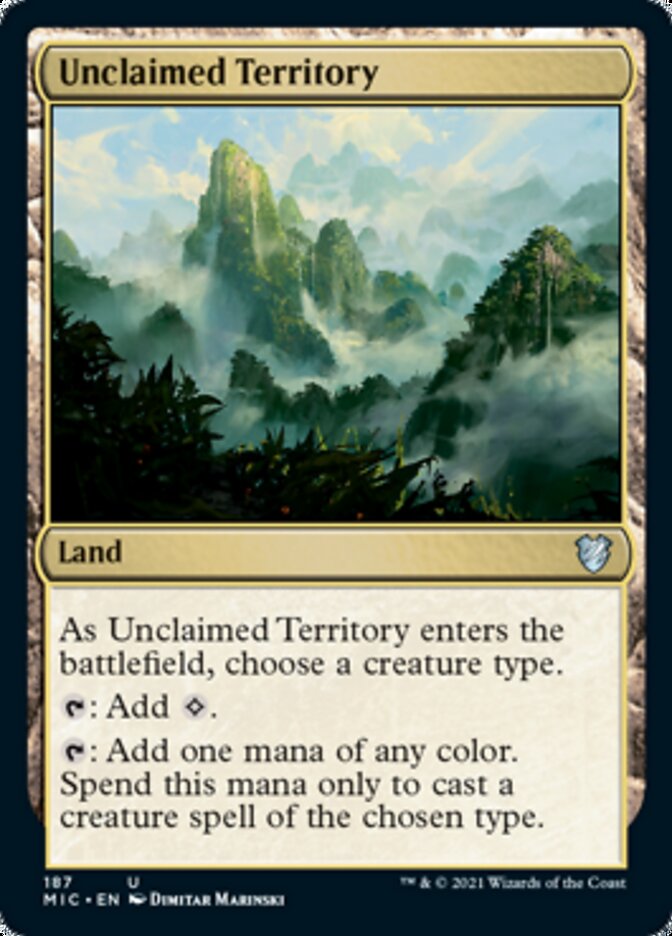 Unclaimed Territory [Innistrad: Midnight Hunt Commander] | Mega City Incorporated