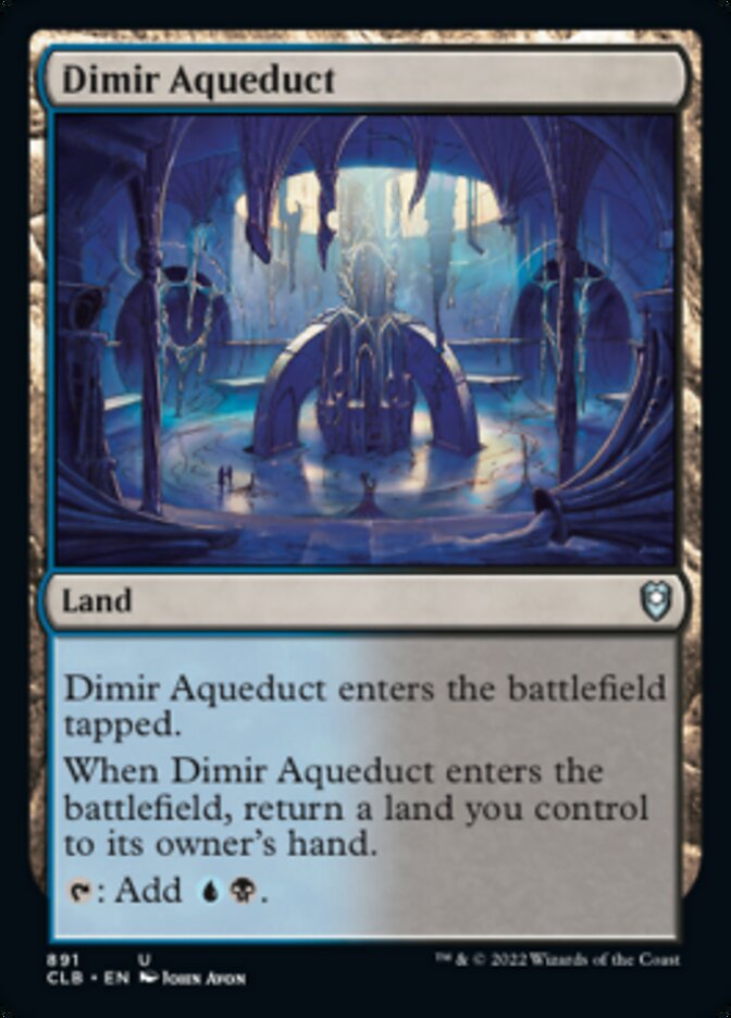 Dimir Aqueduct [Commander Legends: Battle for Baldur's Gate] | Mega City Incorporated