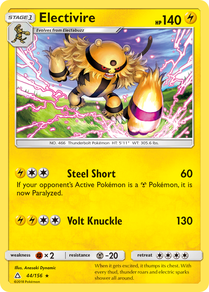 Electivire (44/156) [Sun & Moon: Ultra Prism] | Mega City Incorporated