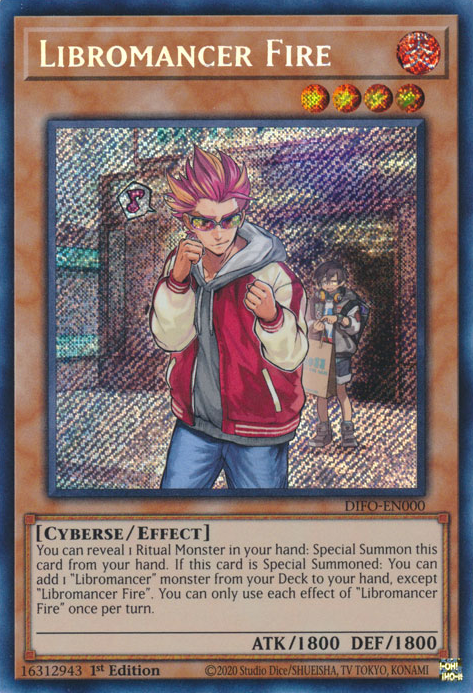 Libromancer Fire [DIFO-EN000] Secret Rare | Mega City Incorporated