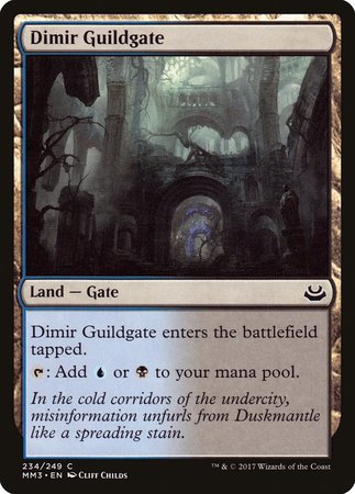 Dimir Guildgate [Modern Masters 2017] | Mega City Incorporated