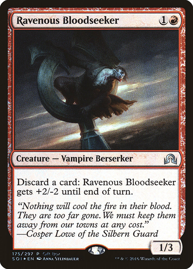 Ravenous Bloodseeker (Gift Box) [Shadows over Innistrad Promos] | Mega City Incorporated